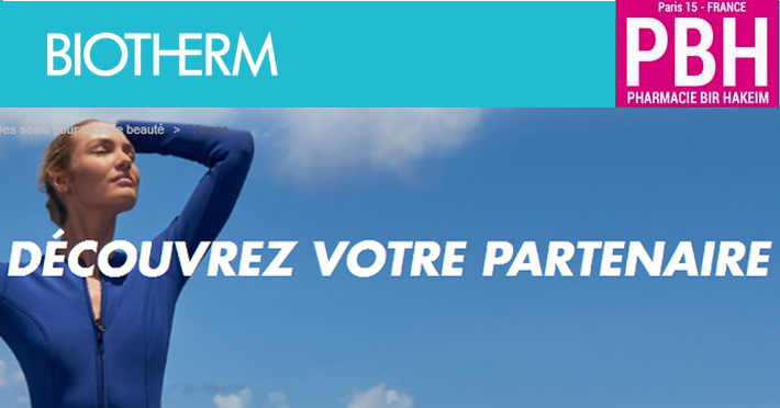 biotherm partenaire