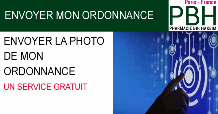 envoyer ordonnance mail pbh