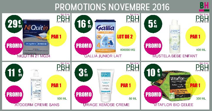 Découvrez les promotions et réductions sur les produits du mois.