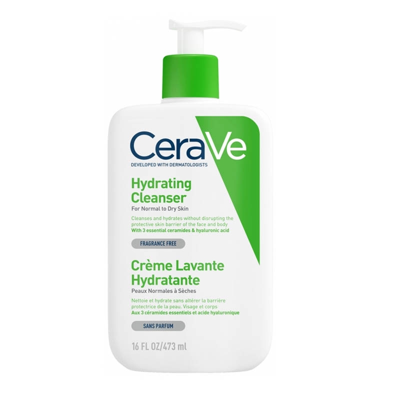 CERAVE Crème lavante hydratante Flacon Pompe de 473ml