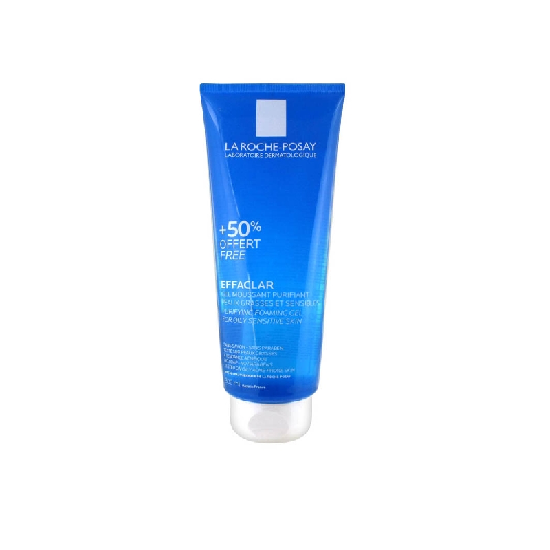 EFFACLAR LA ROCHE POSAY Gel moussant purifiant Tube de 300ml